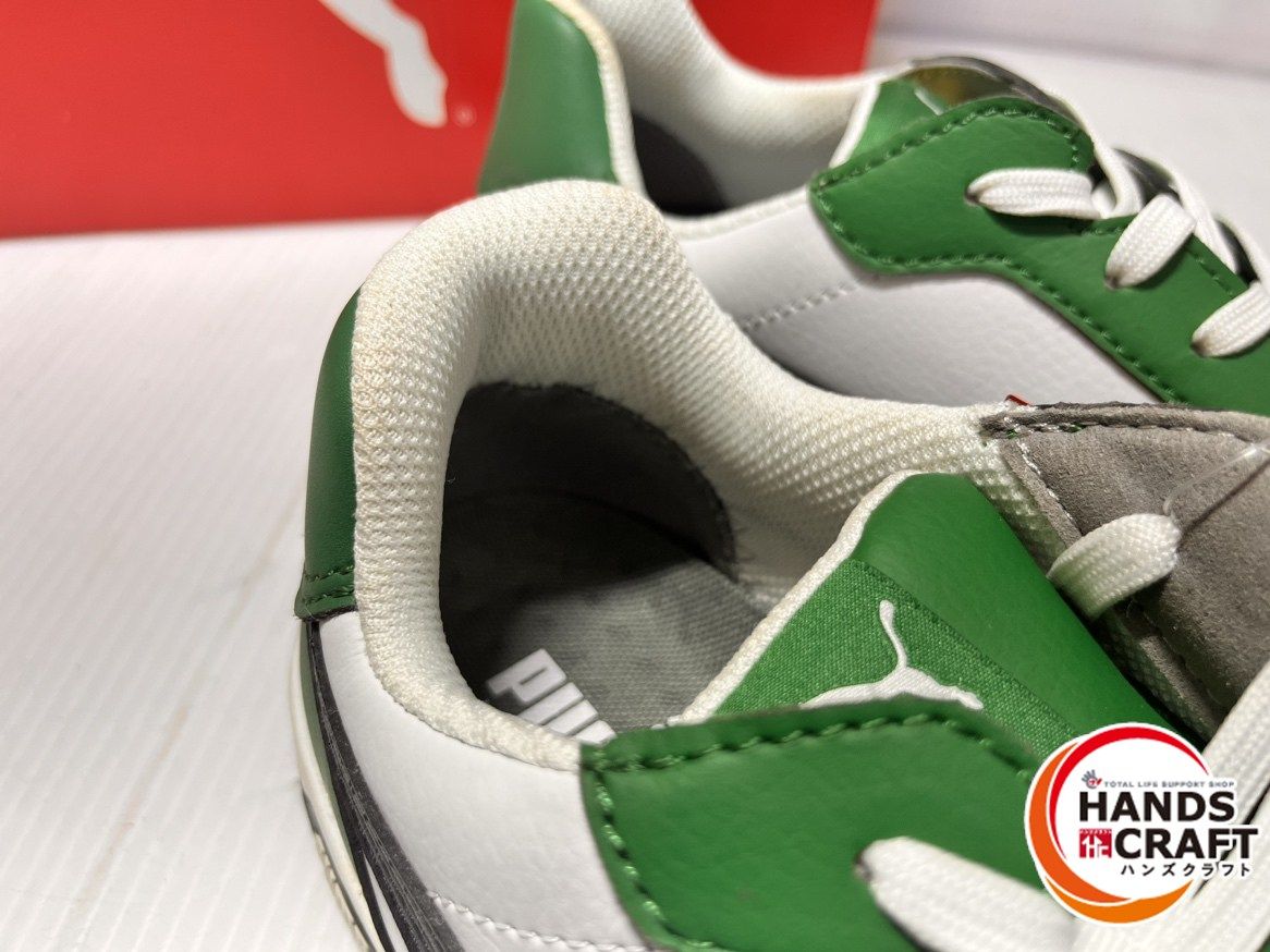 ☆プーマ PUMA 26.5cm 安全靴 フロントコート グリーン ロー 64.209.0