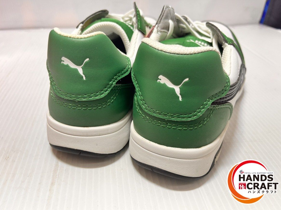 ☆プーマ PUMA 26.5cm 安全靴 フロントコート グリーン ロー 64.209.0