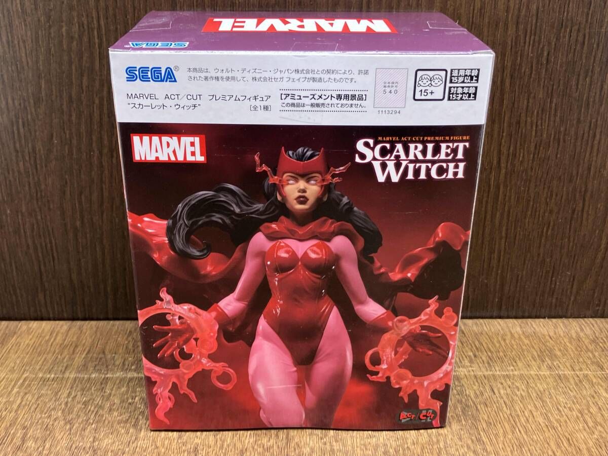 未開封品 セガ スカｰレット・ウィッチ ACT/CUT プレミアムフィギュア