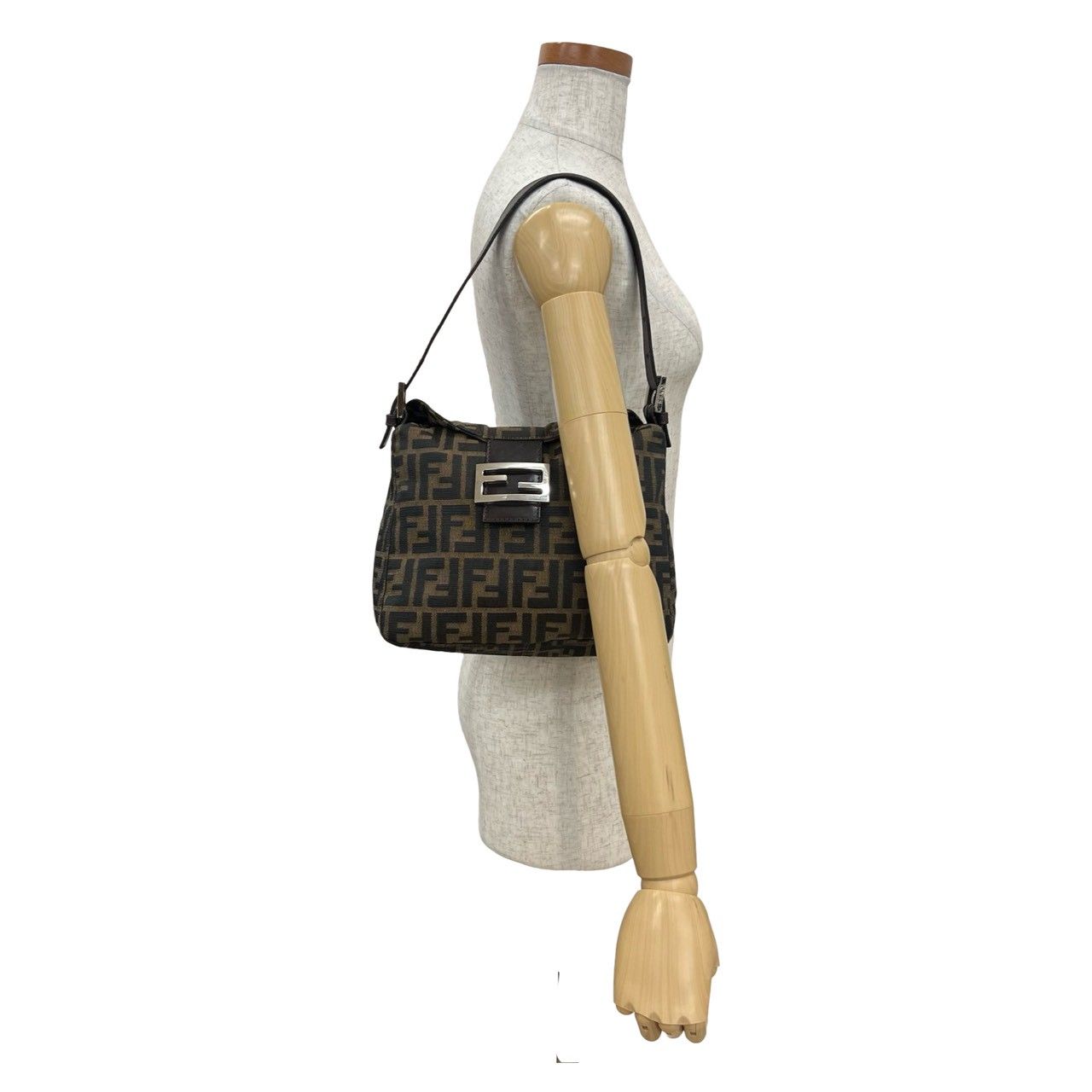 極 美品 FENDI フェンディ ヴィンテージ マンマバケット ズッカ FF 柄