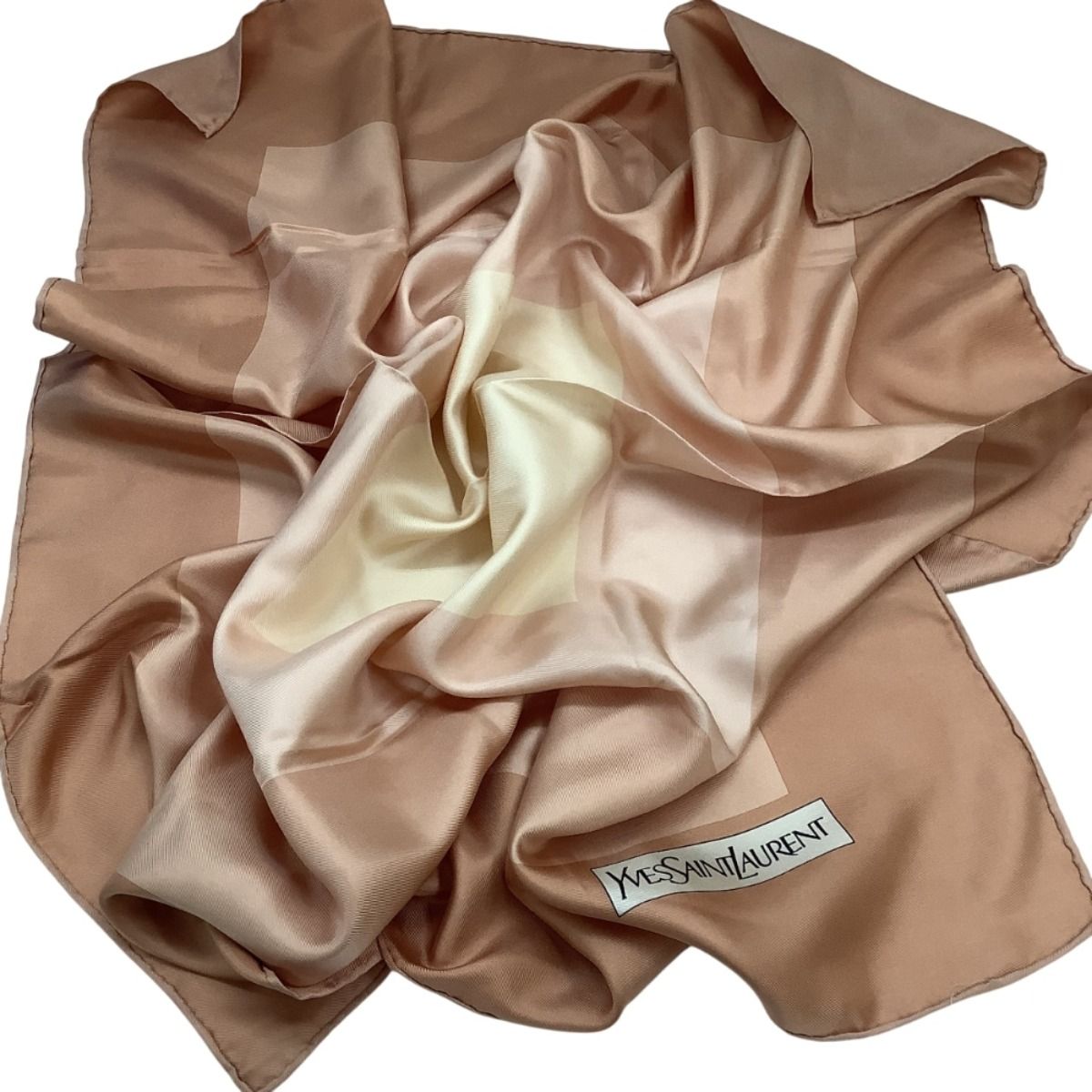 ♪♪Yves Saint Laurent イブサンローラン レディース スカーフ シルク