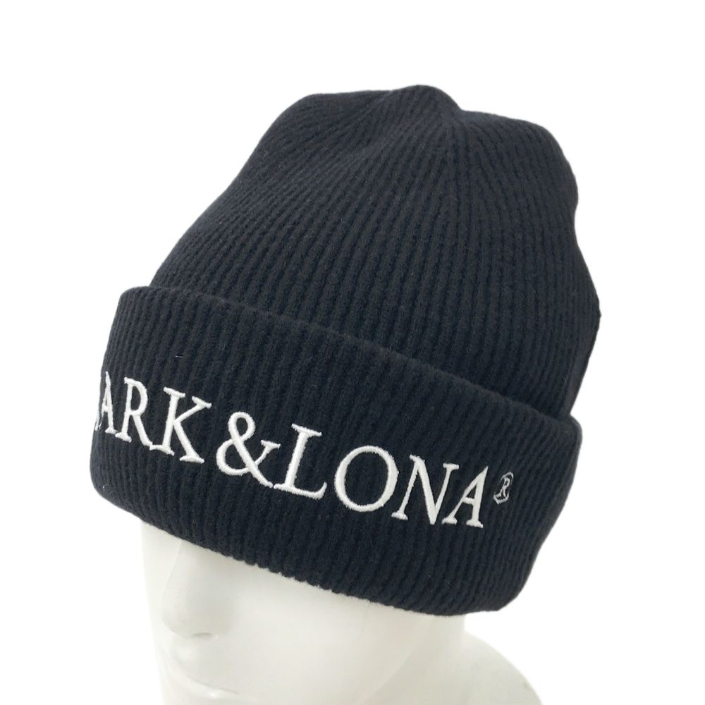 新品⭐︎未使用⭐︎タグ付き⭐︎ゴルフ⭐︎マークアンドロナ⭐︎ニット帽⭐︎サイズフリー MARK&LONA マークアンドロナ 2023年 ニット帽 ブラック系 FREE