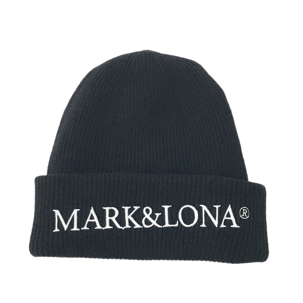 新品⭐︎未使用⭐︎タグ付き⭐︎ゴルフ⭐︎マークアンドロナ⭐︎ニット帽⭐︎サイズフリー MARK&LONA マークアンドロナ 2023年 ニット帽 ブラック系 FREE