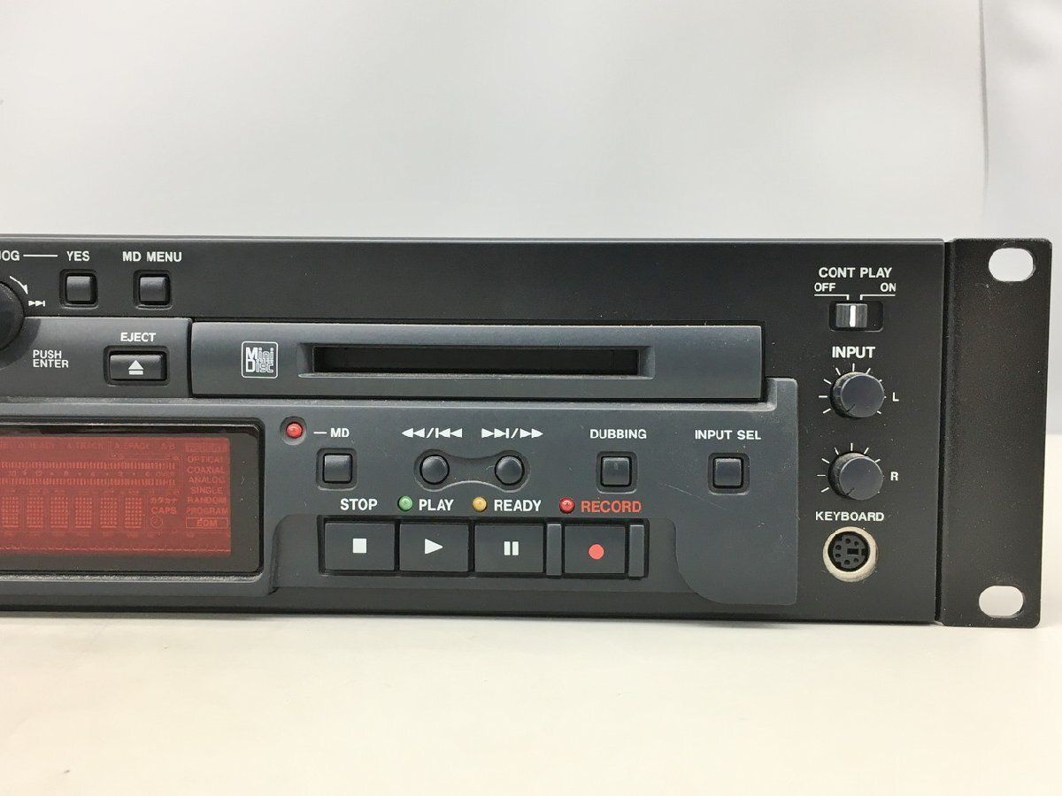 CD/MDコンビデッキ MD-CD1 MKⅢ タスカム TASCAM 2012年製 リモコン