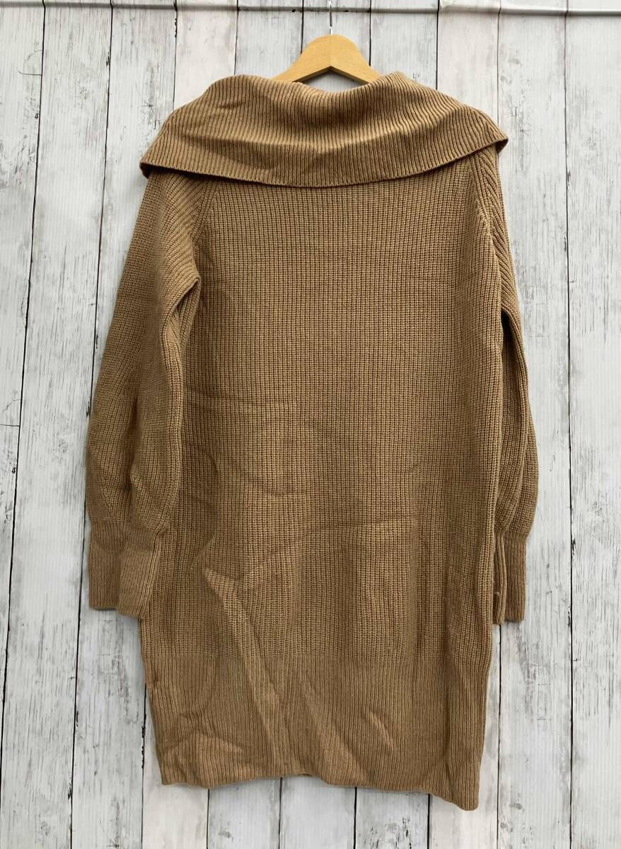 FOXEY フォクシー/ニットワンピース/サイズ38/ベージュブラウン