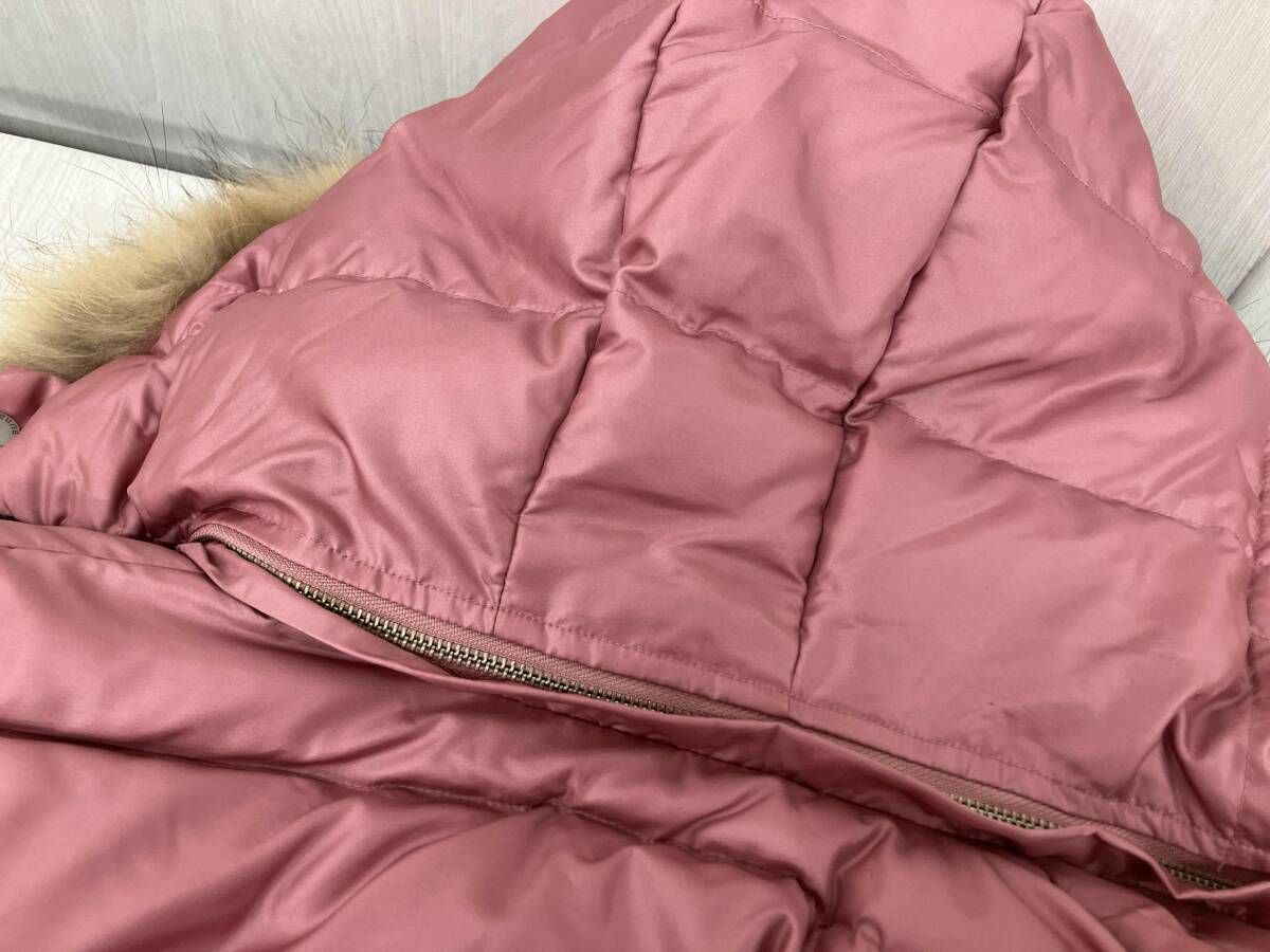 BURBERRY BLUE LABEL ダウンジャケット ピンク バーバリーブルー