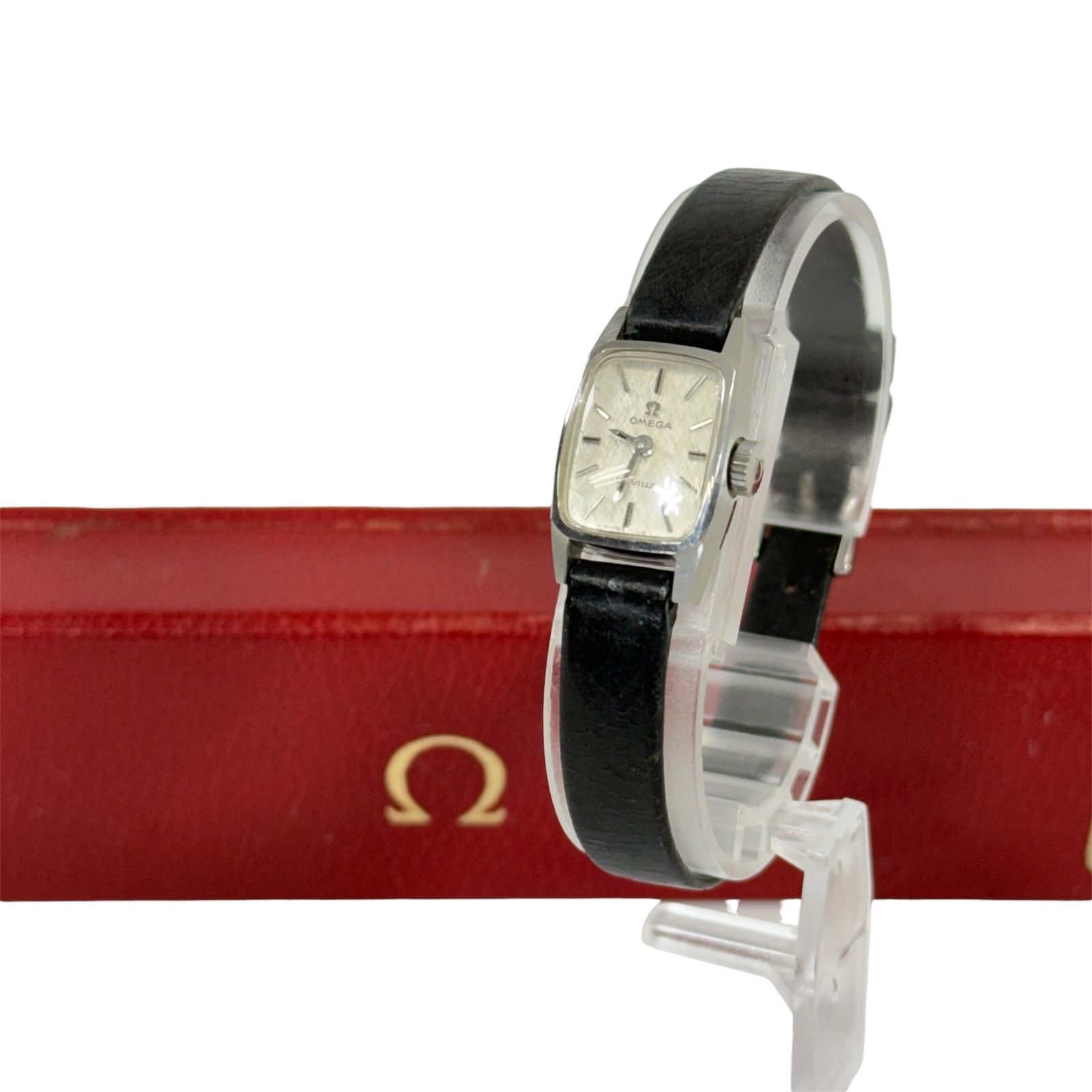 希少・稼動品】OMEGA オメガ deville デビル デヴィル 腕時計 スクエア