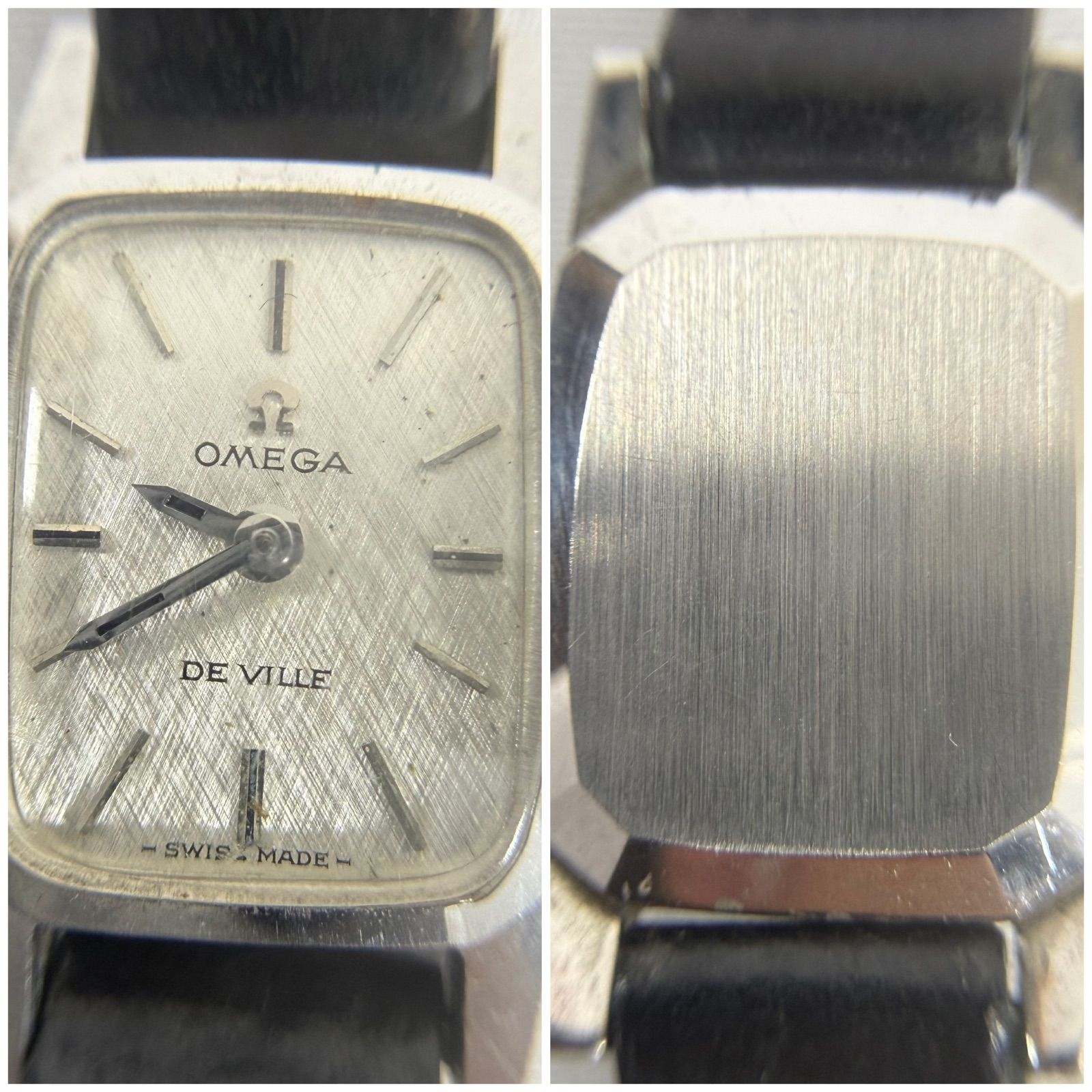 希少・稼動品】OMEGA オメガ deville デビル デヴィル 腕時計 スクエア