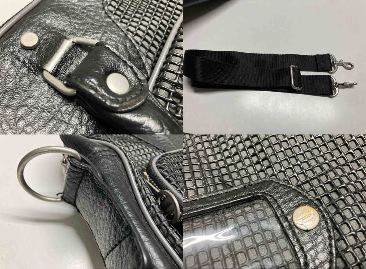 DIESEL（ディーゼル）レザーメッシュ2WAYビジネスバッグ ショルダー 