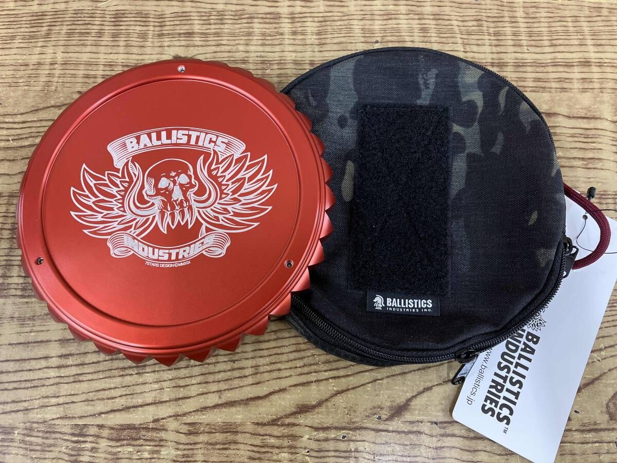 BALLISTICS STUDS PLATE バリスティクス スタッズプレート カラー レッド