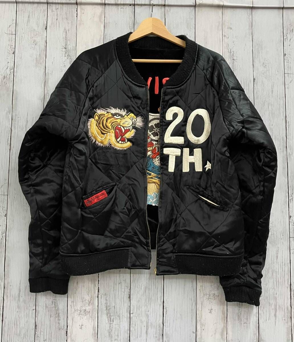 EVISU エビス/スカジャン/サイズ44/リバーシブル/20周年/七福神/ベロア