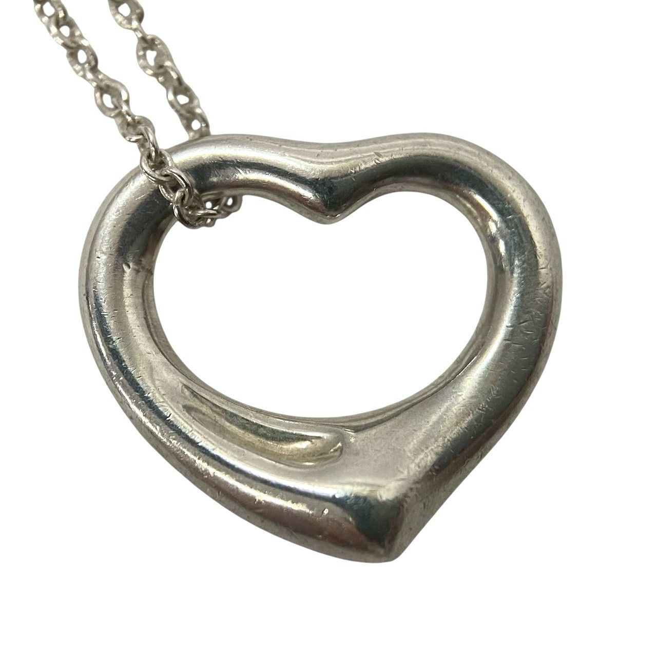 Y【TIFFANY&Co.】オープンハートネックレス ELSA PERETTI/エルサ