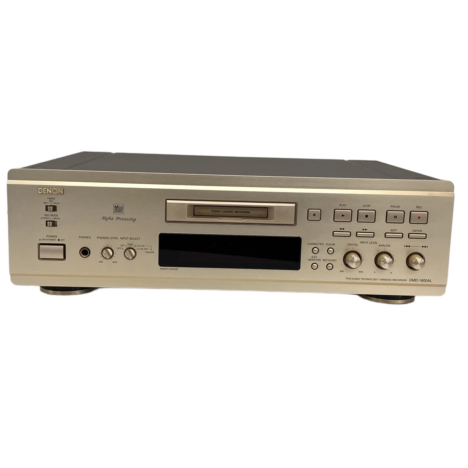 ★DENON デノン MDデッキ DMD-1600AL MDプレーヤー 高級☆ デノン / デンオン(DENON)|【ジャンク】MDデッキ DMD-1600AL / DENON