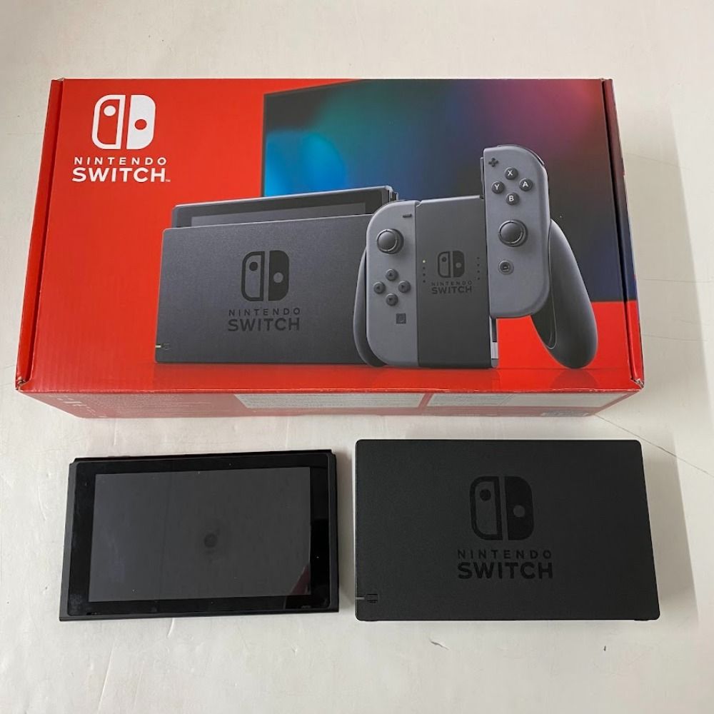 08w14834【動作確認済み】Nintendo Switch グレー XKJ ニンテンドー