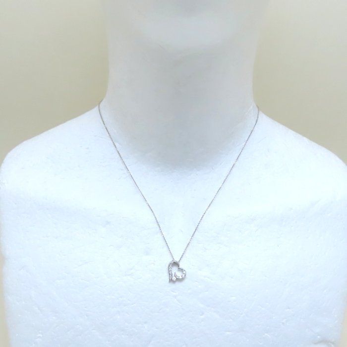STAR JEWELRY スタージュエリー ハートムーン ネックレス ダイヤモンド