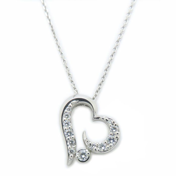 STAR JEWELRY スタージュエリー ハートムーン ネックレス ダイヤモンド