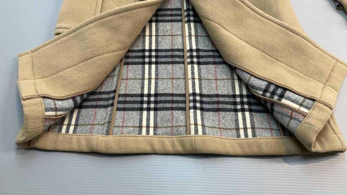 バーバリーブルーレーベル　サイズ40 キルティング　ダッフルコート　ブラウン バーバリーブルーレーベル キルティング ダッフルコート ベージュ 40