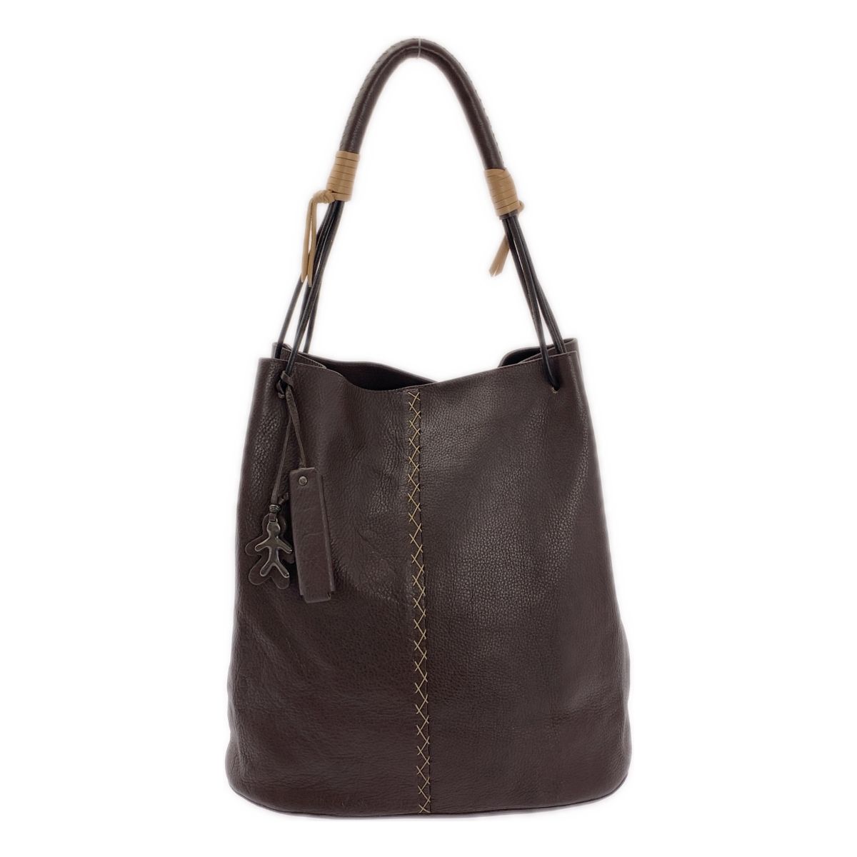 [美品]エンリーベグリン レザートートバッグ 　henry beguelin HENRY BEGUELIN / エンリーベグリン | レザー トートバッグ | ブラウン