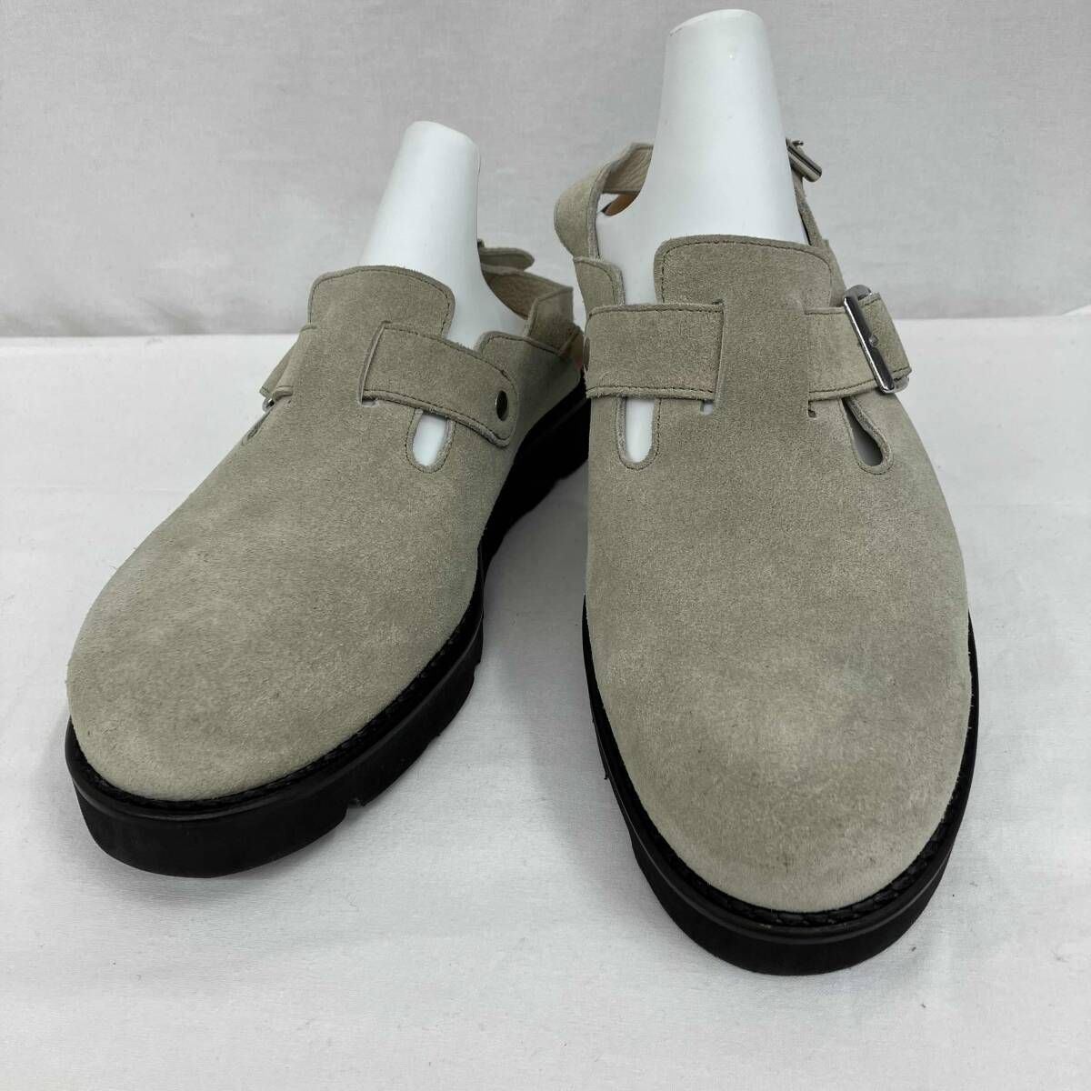 Tomo&Co for M/トモ&シーオー/MONKS MULE/ベージュ/スエード/25 