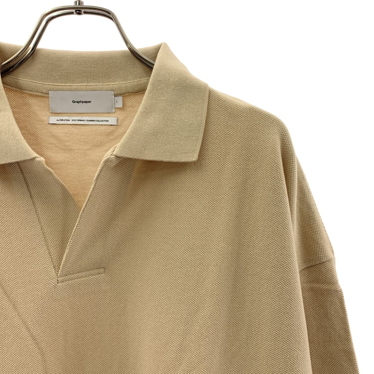 美品】 Graphpaper / グラフペーパー | 2025SS | Cotton Pique Jersey