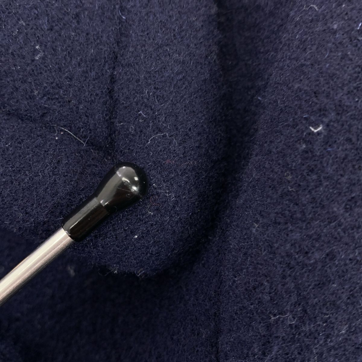 美品✨サカイラック　ピーコート　ウール　金ボタン　レザーパイピング　ネイビー　M 美品✨サカイラック ピーコート ウール 金ボタン レザーパイピング