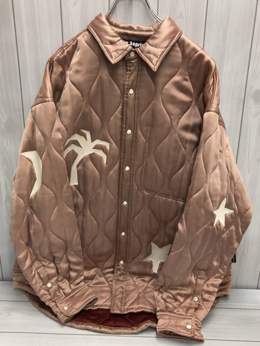 PALM ANGELS パームエンジェルス LIFE IS PALM QUILTED SOUVENIR JKT