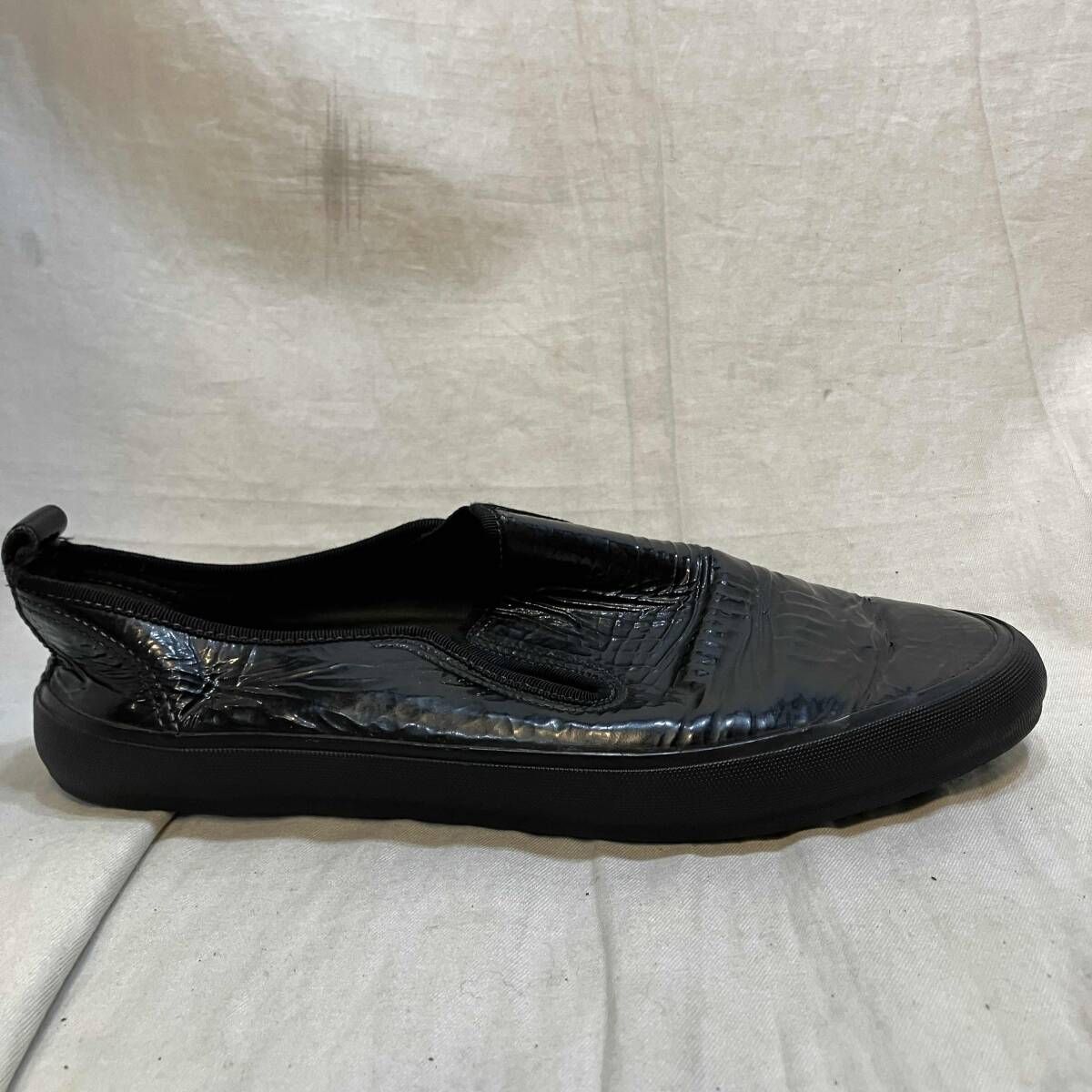 comme des garcons homme plus スリッポン ブラック size26.5 状態考慮