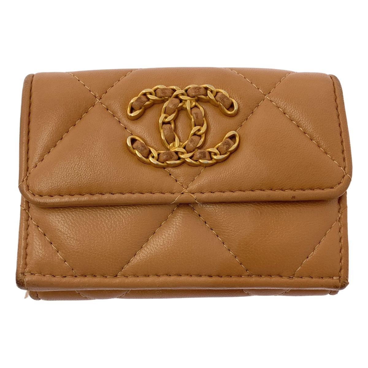 CHANEL / シャネル | シャネル19 ディズヌフ マトラッセ 三つ折り