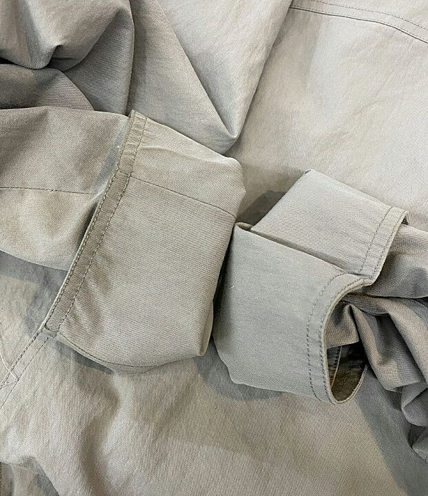 theworldisyouroyster COCOON WIND BREAKER サイズS グレー ザワールド