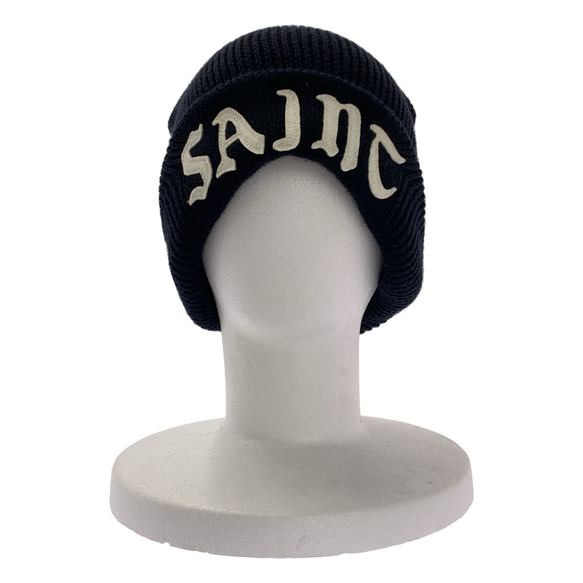 SAINT Mxxxxxx 黒ビーニー　正規品　SAINT MICHAEL SAINT MXXXXXX(セントマイケル) 商品ページ - KNIT CAP SAINT / BLACK