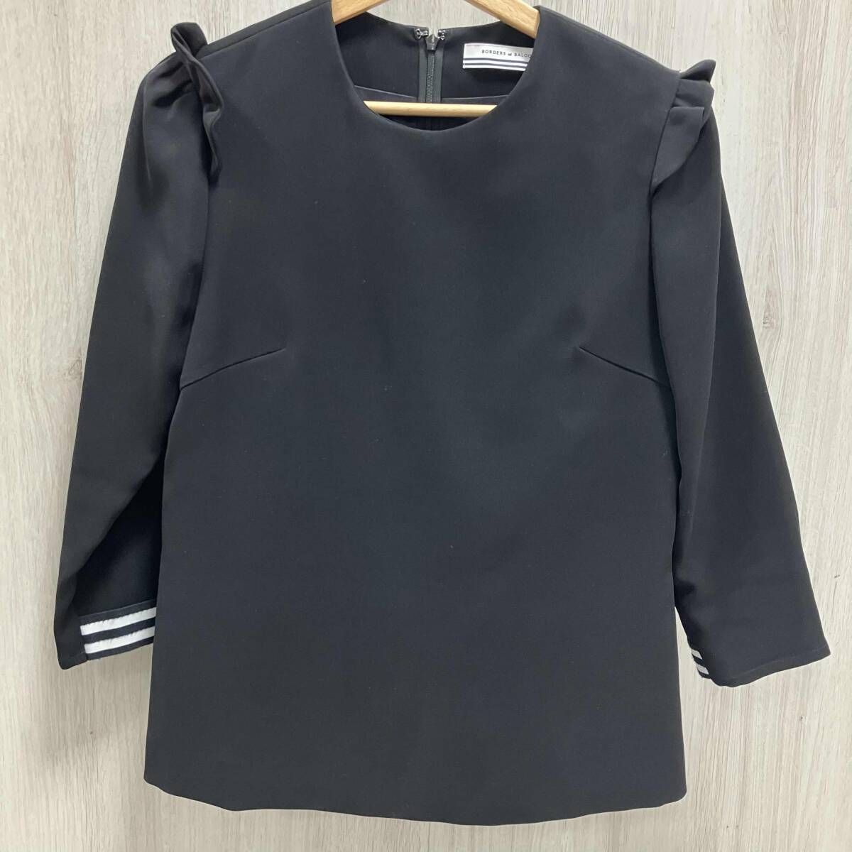 BORDERS at BALCONY/長袖シャツ・ブラウス/CUFFED TOP／BD2111-3N-01