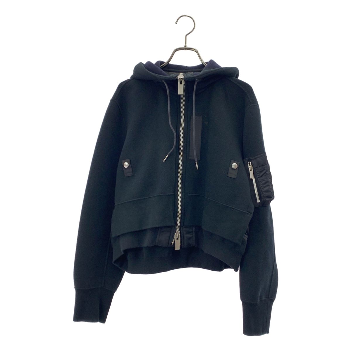 sacai / サカイ | 2022SS | Sponge Sweat Hoodie コットン ナイロン