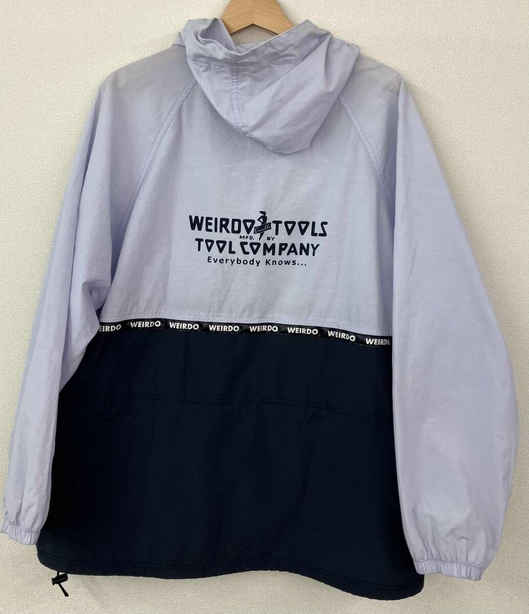 WEIRDO ウィアード ナイロンパーカー メンズXL 紺系 - メルカリ