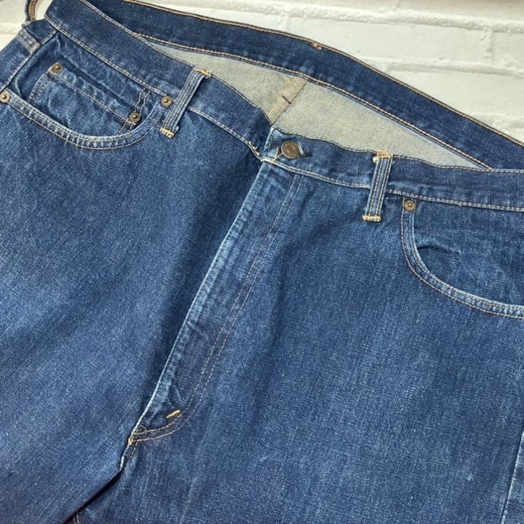 濃紺 LEVI'S 505 BIGE 60s ボタン裏5 42talon 赤耳 リーバイス ビッグE