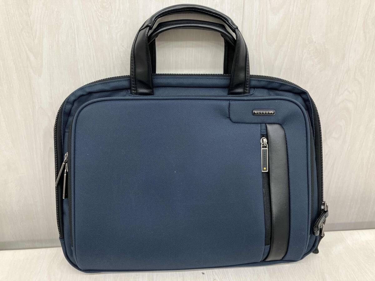 ACE GENE エースジーン ビジネスバッグ ネイビー - メルカリ