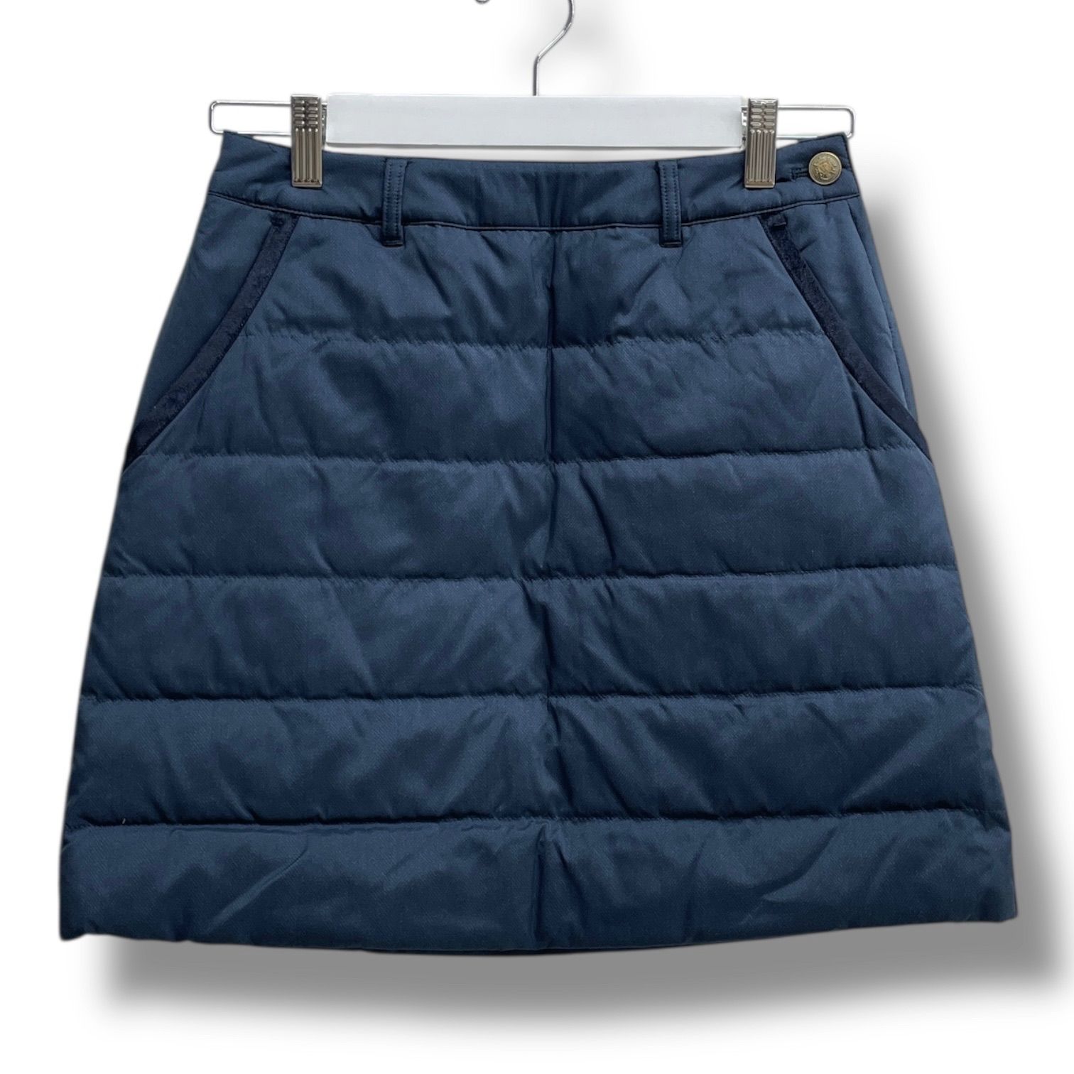 新品未使用　BEAMS GOLF レディース スカート M ネイビー 新品 タグ付 未使用 BEAMS GOLF ビームスゴルフ ヘリンボーン柄
