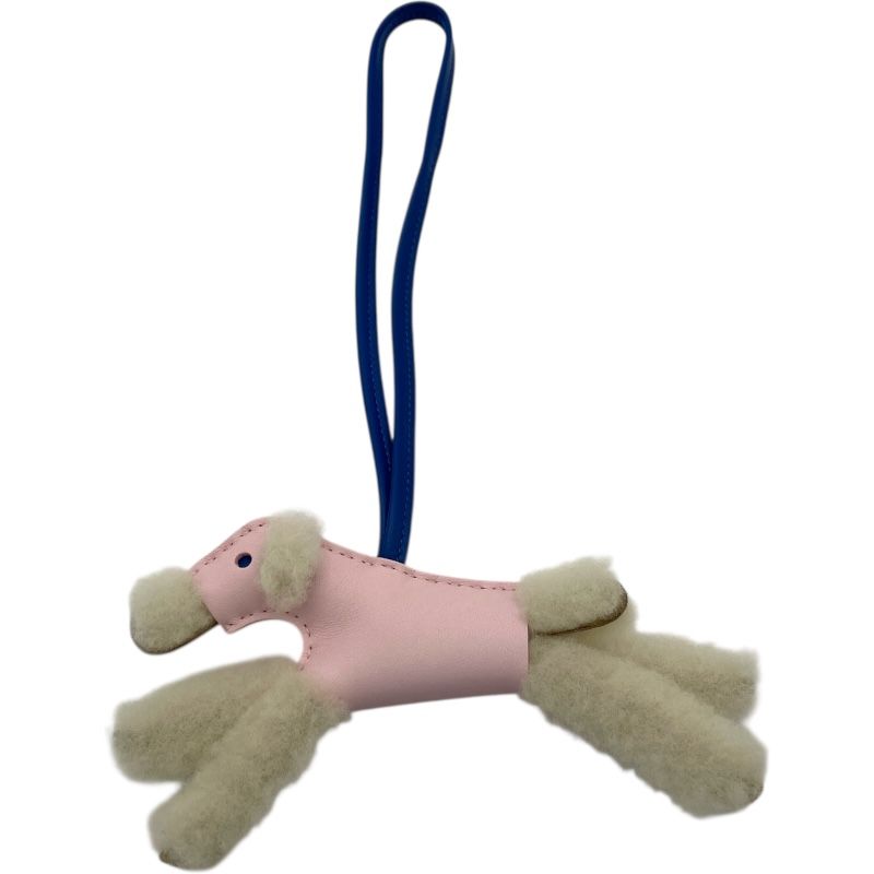 HERMES エルメス　バディ　チャーム　ローズダーリン 楽天市場】エルメス バディ チャーム 首輪付き ローズダーリン×クレ