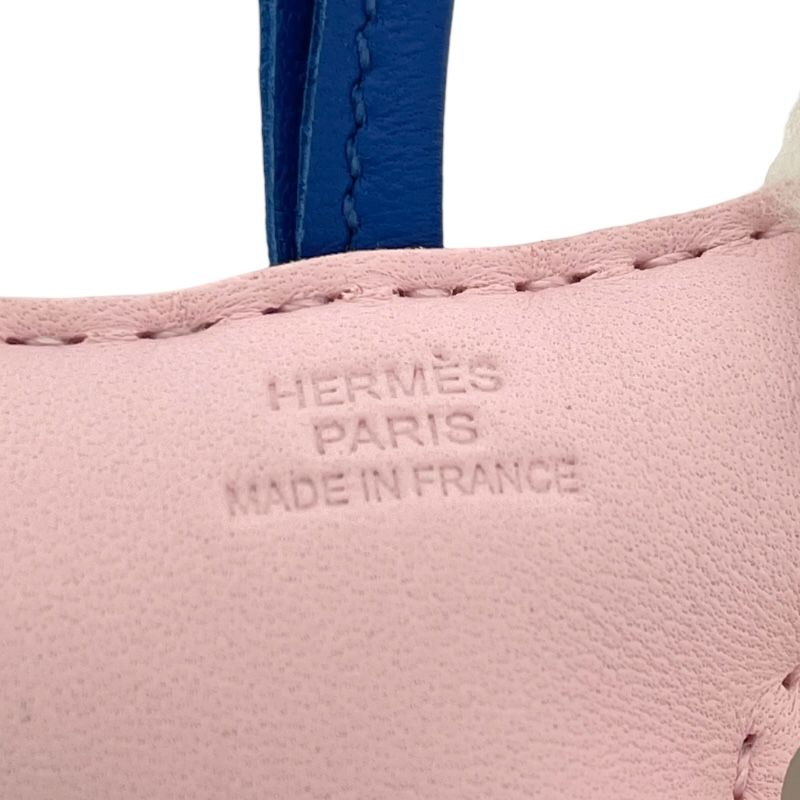 エルメス HERMES バディチャーム ローズダーリン・ブルーフランス