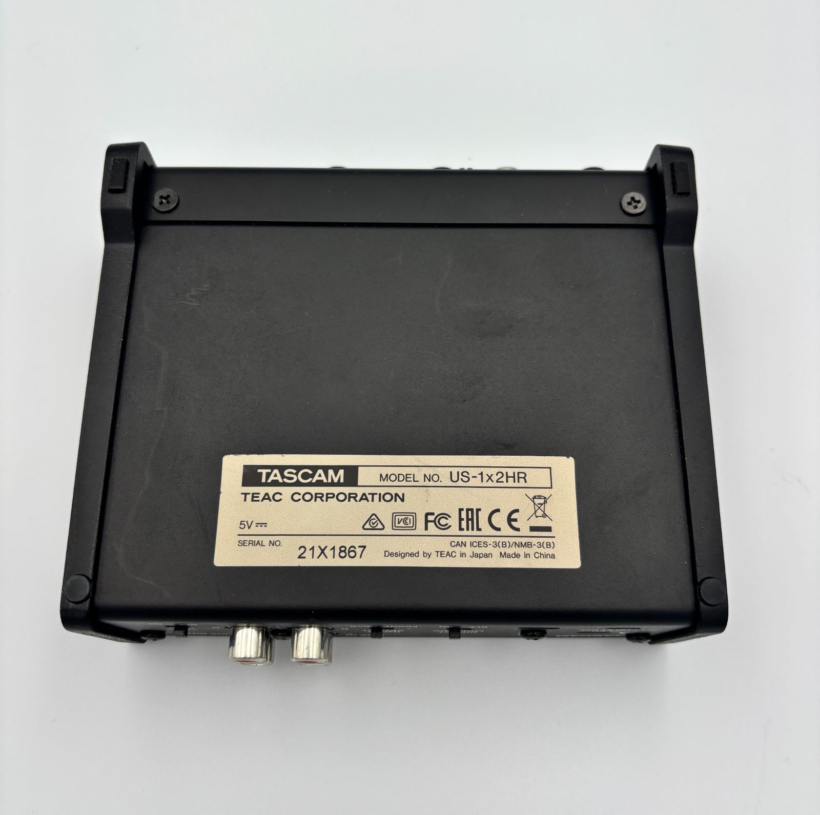 管理番号3416】TASCAM(タスカム) US-1X2HR 1Mic, 2IN/2OUT 24bit