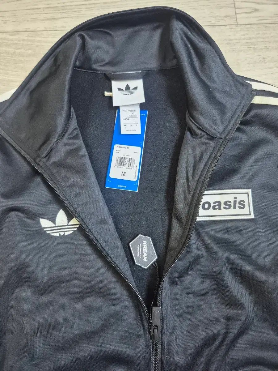 オアジス トラックジャージ 小売 ブラック us m LONDON UK マーキング