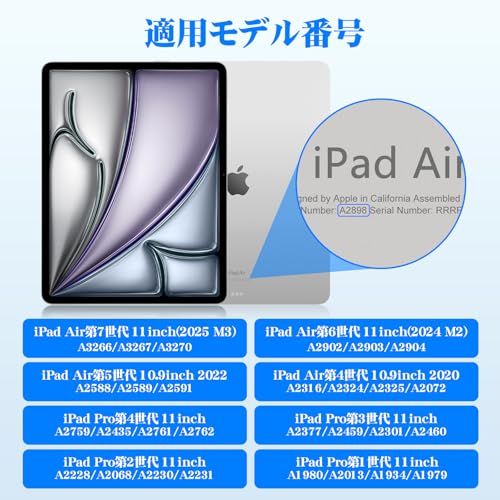 BETTDOW 【新型軽量】マジックキーボード 2025 iPad Air第7世代(M3