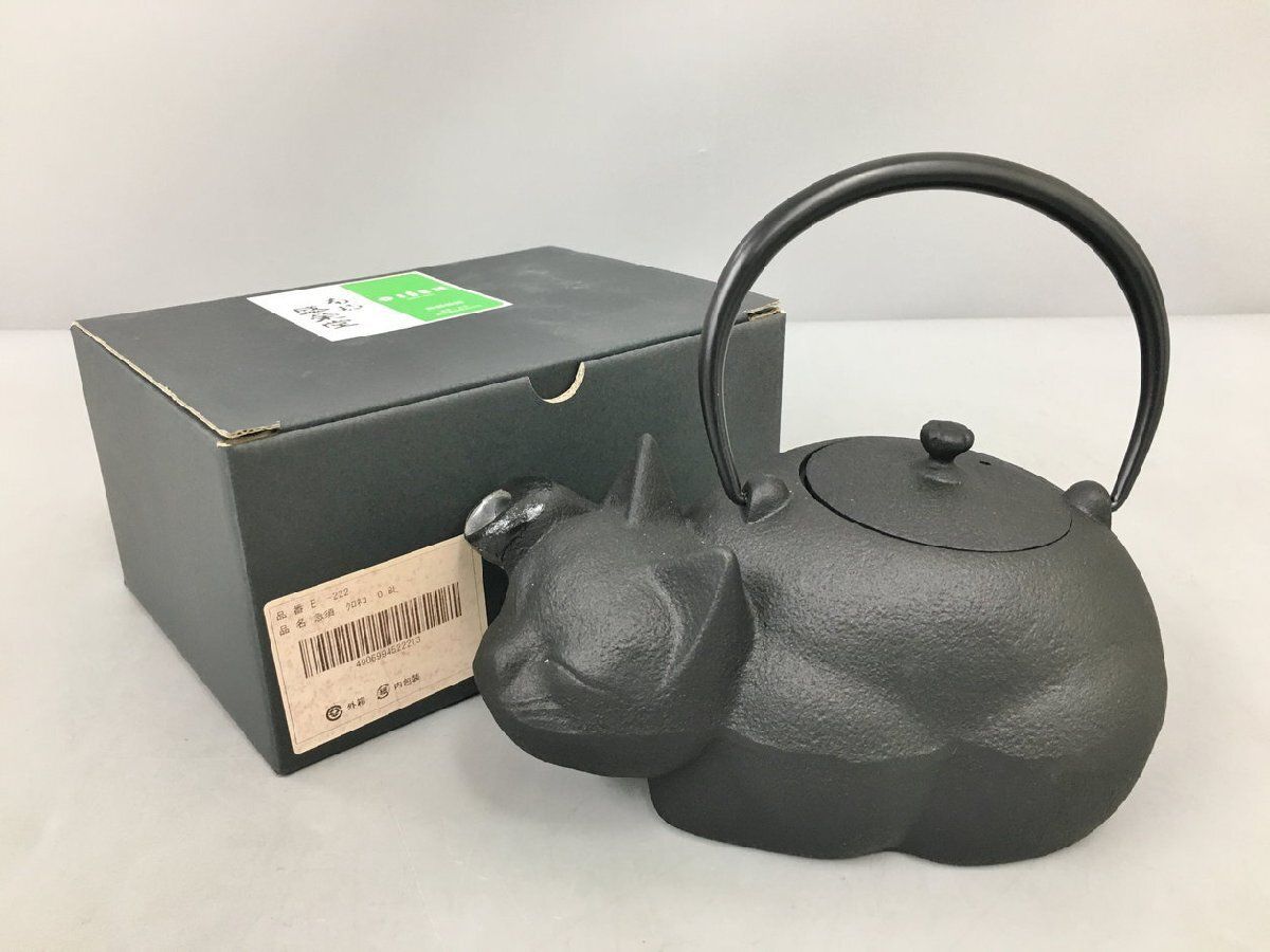南部盛栄堂 ネコ鉄瓶 OIGEN 急須クロネコ 800cc 猫 未使用 2408LS081 南部盛栄堂 ネコ鉄瓶 OIGEN 急須クロネコ 800cc 猫 未使用 2408LS081