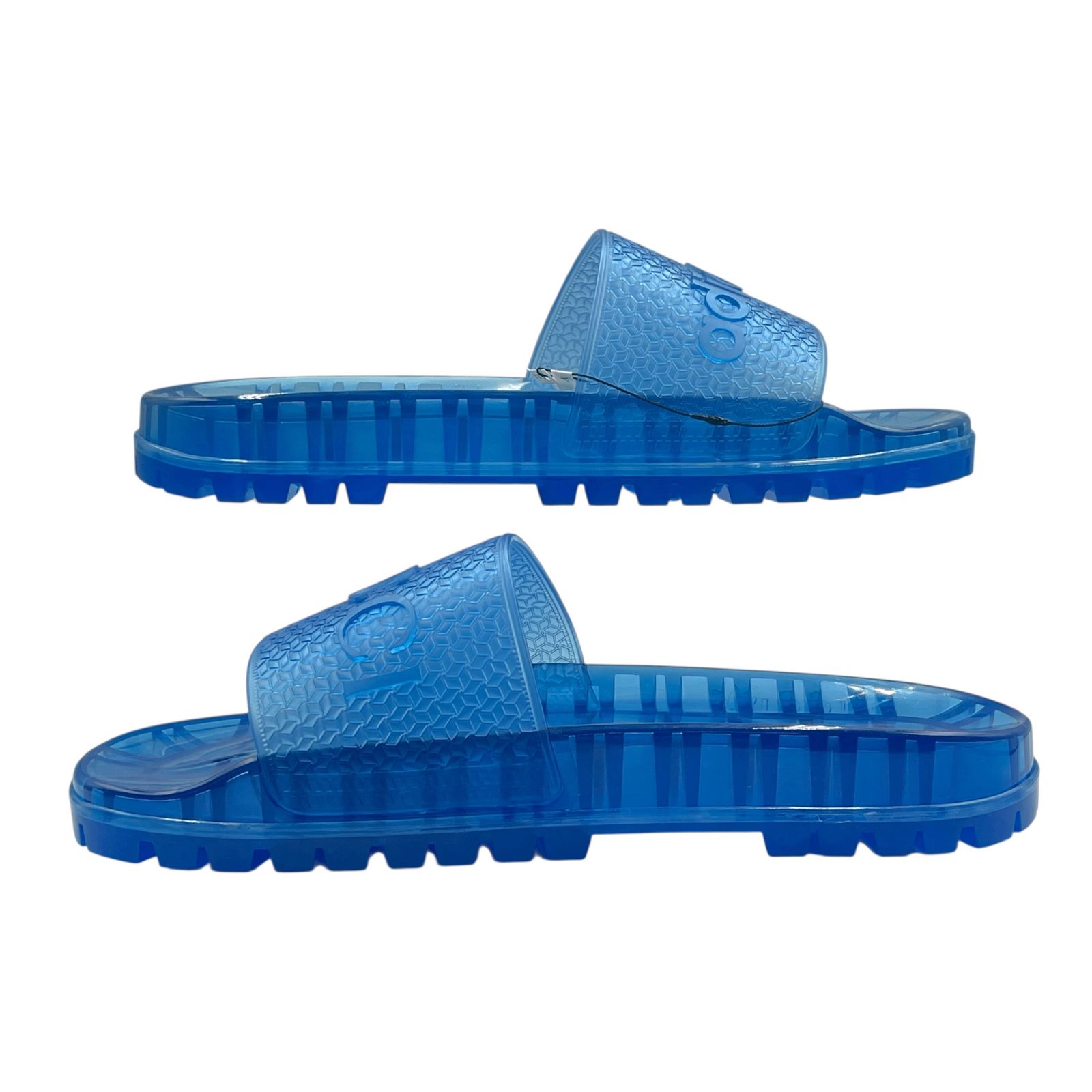 未使用品 GUCCI × adidas グッチxアディダス ブルー スライドサンダル