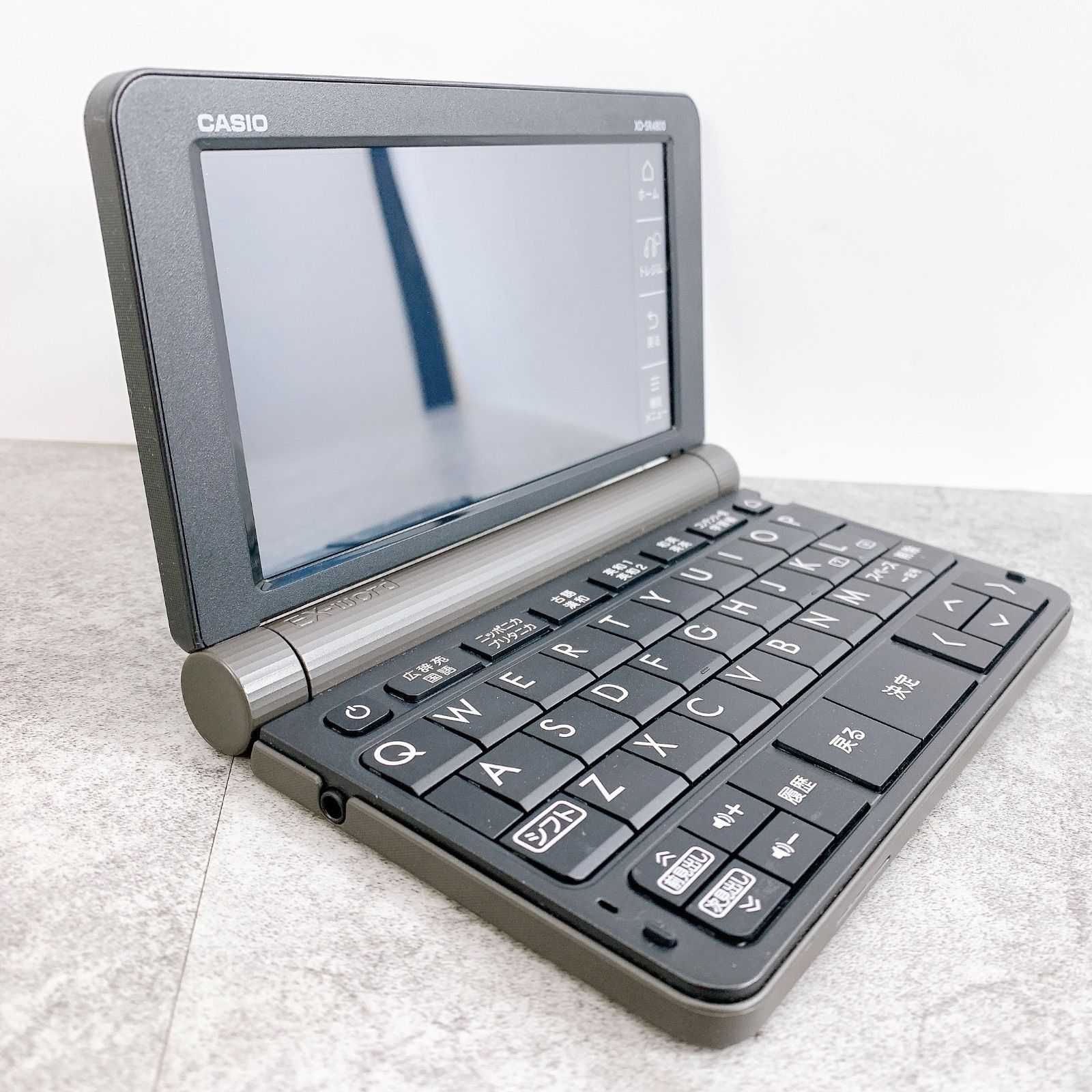 H-347 CASIO 電子辞書 EX-word XD-SR4800 グレー 動作品 タッチパネル