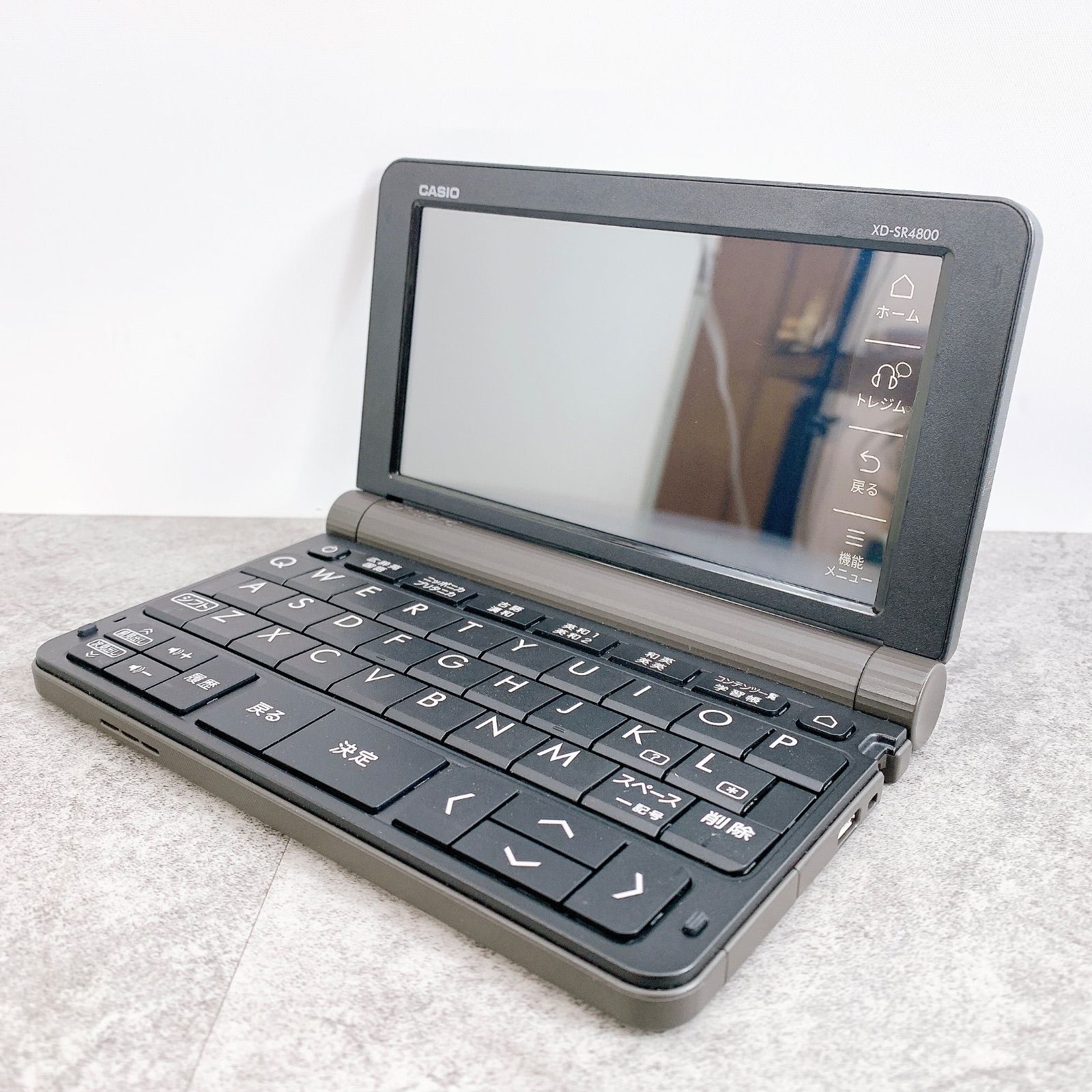 H-347 CASIO 電子辞書 EX-word XD-SR4800 グレー 動作品 タッチパネル