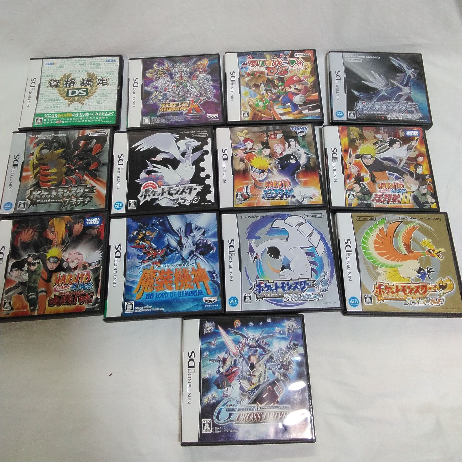 ソフト無し！ ケースのみ ニンテンドーDS ソフト空箱 13本 一部説明書