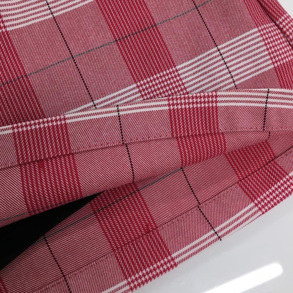 美品】キャロウェイ スカート レッド系×白 チェック 内側インナー