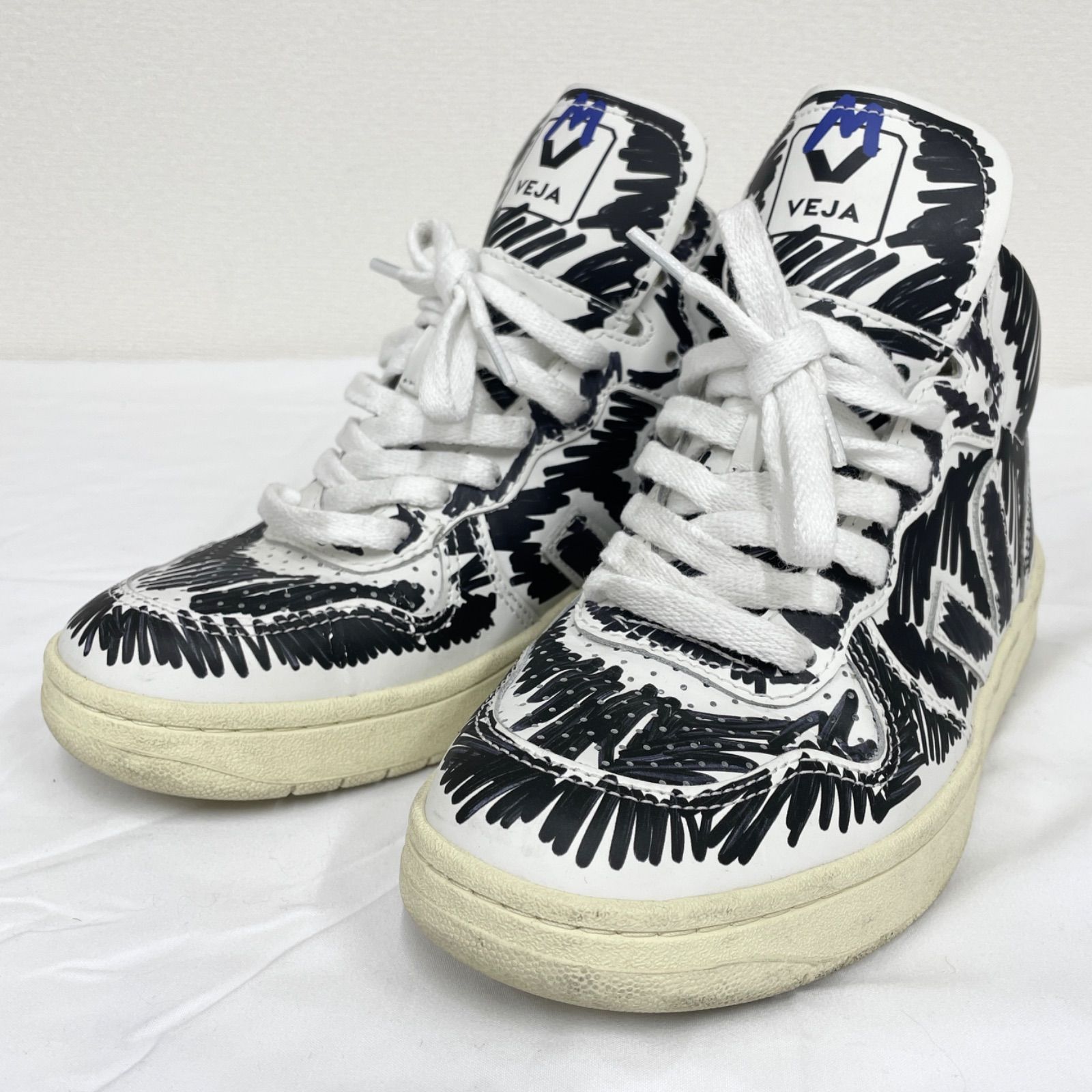 MARNI × VEJA マルニ ヴェジャ スニーカー ハイカット 総柄 レザー