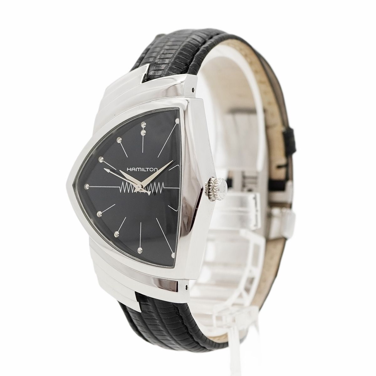 ☆SALE【5wwp0166】ハミルトン ベンチュラ H244110 黒文字盤【中古