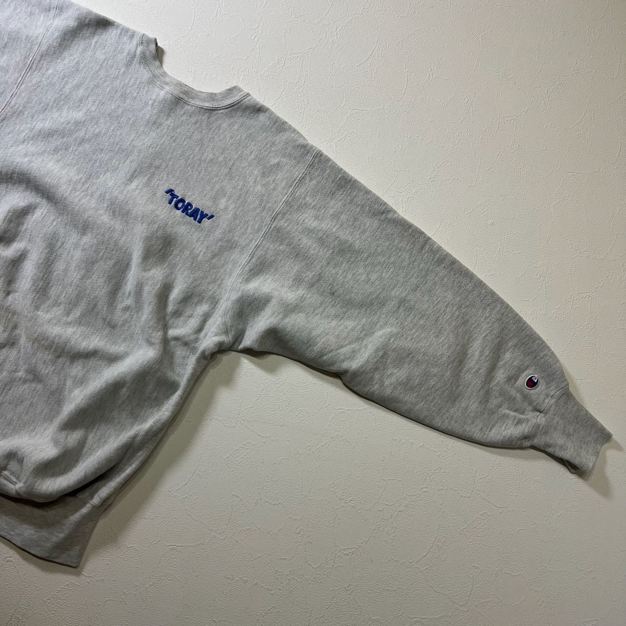 90s champion REVERSE WEAVE 胸刺繍ロゴ スウェット トレーナー 